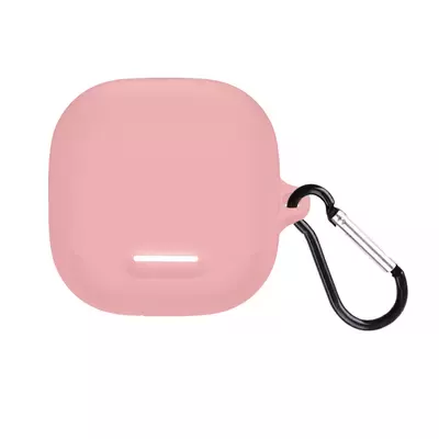 Microsonic Anker Soundcore Liberty 4 NC Kılıf Askılı Mat Silikon Pembe