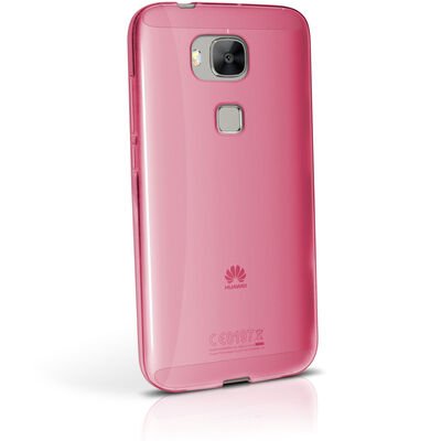 Microsonic Huawei Ascend G8 Kılıf Transparent Soft Pembe