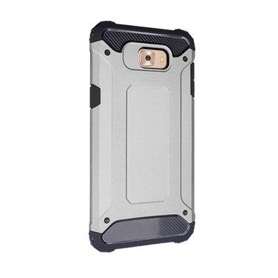 Caseup Samsung Galaxy C9 Pro Kılıf Tank Gümüş