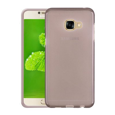 Microsonic Samsung Galaxy A8 2016 Kılıf Transparent Soft Siyah