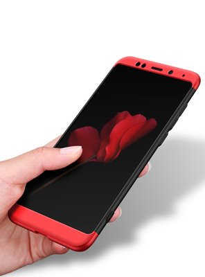 Microsonic Xiaomi Redmi 5 Plus Kılıf Double Dip 360 Protective AYS Lacivert