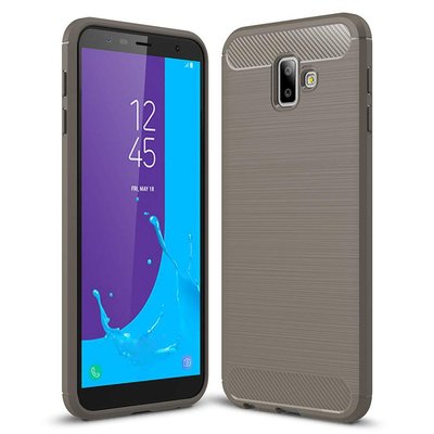 Microsonic Samsung Galaxy J6 Plus Kılıf Room Silikon Gri