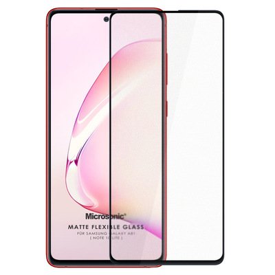 Microsonic Samsung Galaxy Note 10 Lite Matte Flexible Ekran Koruyucu Siyah