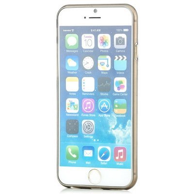 Slim Kılıf Transparent Soft iPhone 6S Plus Kılıf Transparent Soft Siyah