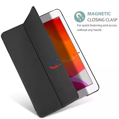 Microsonic Apple iPad 10.2'' 9. Nesil (A2602-A2604-A2603-A2605) Smart Case ve arka Kılıf Siyah