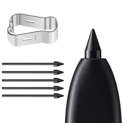 Microsonic Samsung Galaxy Tab S10 FE Plus Pencil Uçları 5`li Paket Siyah