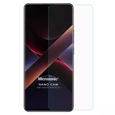 Microsonic Xiaomi Poco X7 Nano Glass Cam Ekran Koruyucu