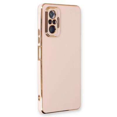 Microsonic Xiaomi Redmi Note 10 Pro Kılıf Olive Plated Pembe