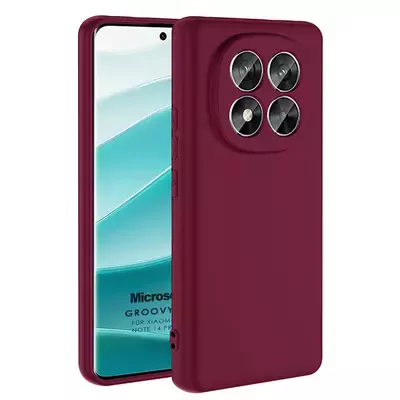 Microsonic Xiaomi Redmi Note 14 Pro Plus Kılıf Groovy Soft Mor