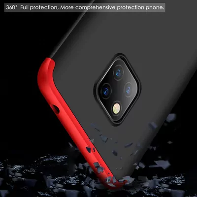 Microsonic Huawei Mate 20 Pro Kılıf Double Dip 360 Protective Lacivert