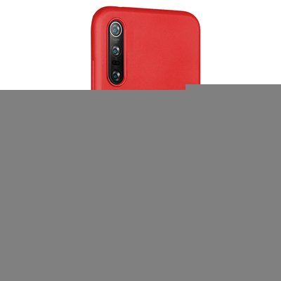 Microsonic Xiaomi Mi 10 Kılıf Matte Silicone Kırmızı