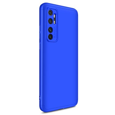 Microsonic Xiaomi Mi Note 10 Lite Kılıf Double Dip 360 Protective AYS Mavi