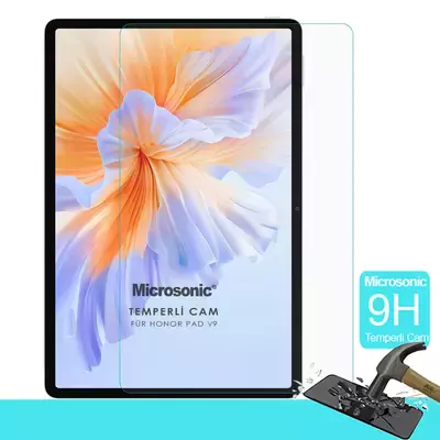 Microsonic Honor Pad V9 Tempered Glass Cam Ekran Koruyucu