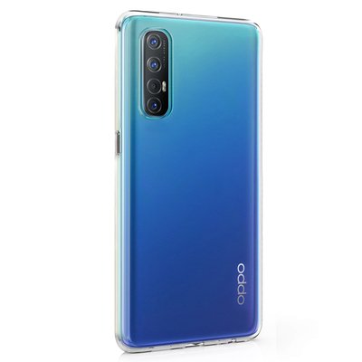 Microsonic Oppo Reno 3 Pro Kılıf Transparent Soft Beyaz