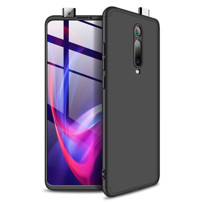 Microsonic Xiaomi Mi 9T Kılıf Double Dip 360 Protective AYS Siyah