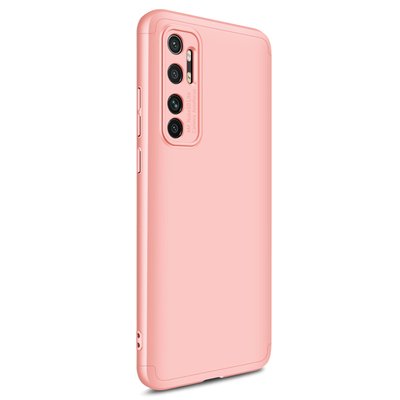 Microsonic Xiaomi Mi Note 10 Lite Kılıf Double Dip 360 Protective AYS Rose Gold