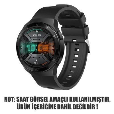 Microsonic Huawei Watch GT2 46mm Rapid Bands Kordon Siyah