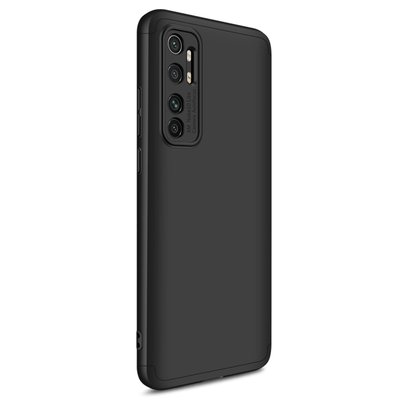 Microsonic Xiaomi Mi Note 10 Lite Kılıf Double Dip 360 Protective AYS Siyah