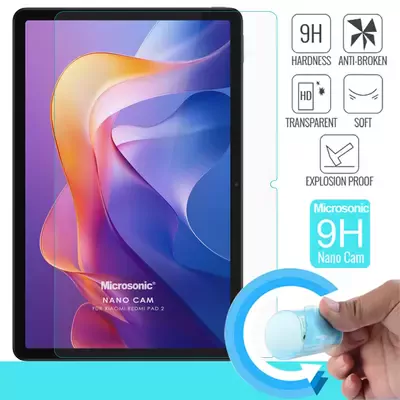 Microsonic Xiaomi Redmi Pad 2 Nano Glass Cam Ekran Koruyucu