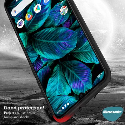 Microsonic Reeder P13 Blue Max 2020 Kılıf Matte Silicone Kırmızı