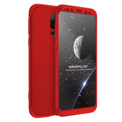 Microsonic Samsung Galaxy S9 Plus Kılıf Double Dip 360 Protective AYS Kırmızı