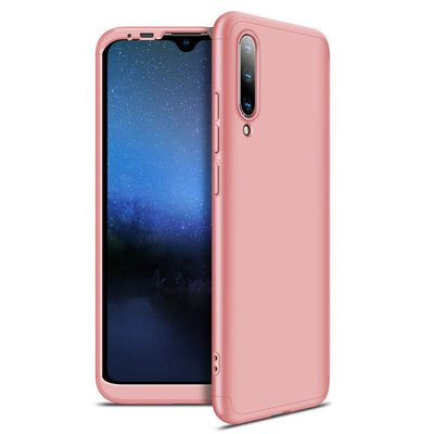 Microsonic Xiaomi Mi A3 Kılıf Double Dip 360 Protective AYS Rose Gold