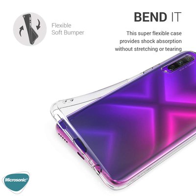 Microsonic Huawei Y9S Kılıf Transparent Soft Beyaz