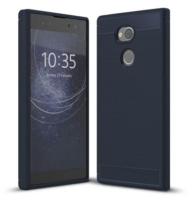 Microsonic Sony Xperia XA2 Ultra Kılıf Room Silikon Lacivert