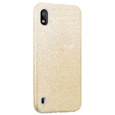 Microsonic Samsung Galaxy A10 Kılıf Sparkle Shiny Gold