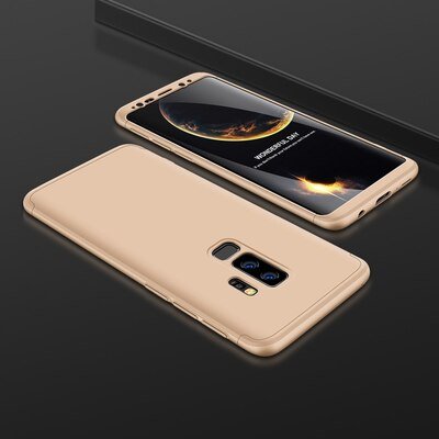 Microsonic Samsung Galaxy S9 Plus Kılıf Double Dip 360 Protective AYS Siyah