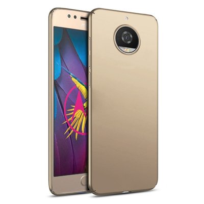 Microsonic Motorola Moto G5S Kılıf Premium Slim Gold