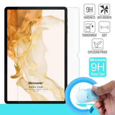 Microsonic Samsung Galaxy Tab S10 FE Nano Glass Cam Ekran Koruyucu