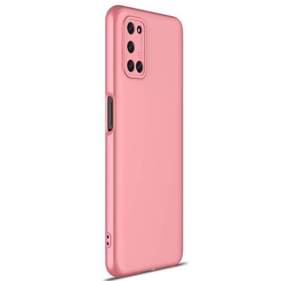 Microsonic Oppo A52 Kılıf Double Dip 360 Protective AYS Rose Gold