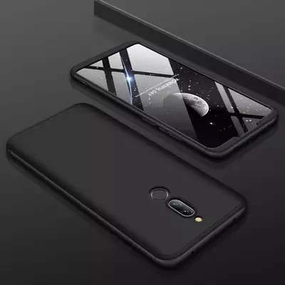 Microsonic Xiaomi Redmi 8 Kılıf Double Dip 360 Protective Siyah