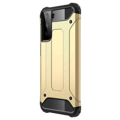 Microsonic Samsung Galaxy S22 Plus Kılıf Rugged Armor Gold