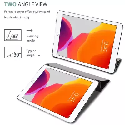 Microsonic Apple iPad 10.2'' 8. Nesil (A2270-A2428-A2429-A2430) Smart Case ve arka Kılıf Kırmızı