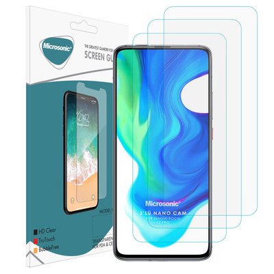 Microsonic Xiaomi Redmi K30 Pro Nano Ekran Koruyucu (3'lü Paket)