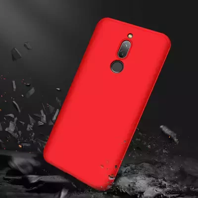 Microsonic Xiaomi Redmi 8 Kılıf Double Dip 360 Protective Kırmızı