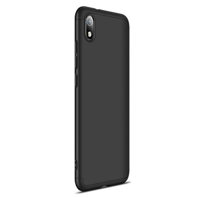 Microsonic Xiaomi Redmi 7A Kılıf Double Dip 360 Protective AYS Siyah