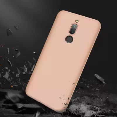 Microsonic Xiaomi Redmi 8 Kılıf Double Dip 360 Protective Gold