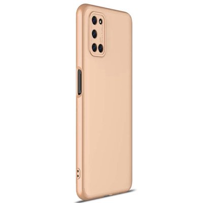 Microsonic Oppo A72 Kılıf Double Dip 360 Protective AYS Gold