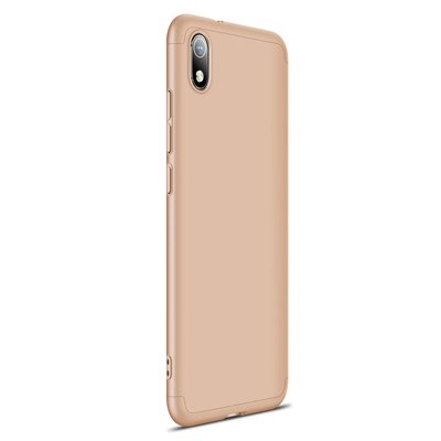 Microsonic Xiaomi Redmi 7A Kılıf Double Dip 360 Protective AYS Gold