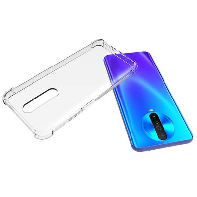 Microsonic Xiaomi Redmi K30 Kılıf Anti Shock Silikon Şeffaf