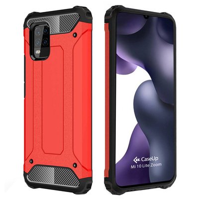 CaseUp Xiaomi Mi 10 Lite Zoom Kılıf Tank Kırmızı