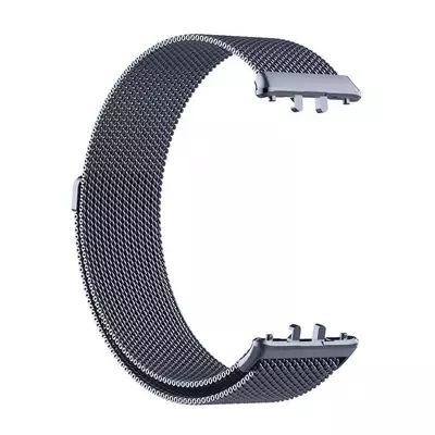 Microsonic Samsung Galaxy Fit 3 Milanese Loop Kordon Koyu Gri