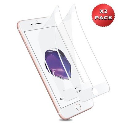 Microsonic Apple iPhone SE 2022 Crystal Seramik Nano Ekran Koruyucu Beyaz (2 Adet)