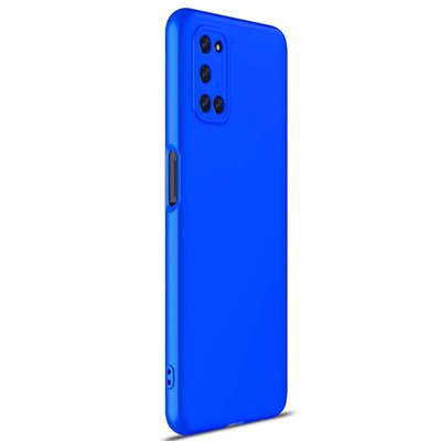 Microsonic Oppo A72 Kılıf Double Dip 360 Protective AYS Mavi