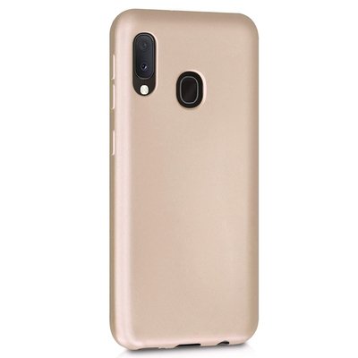 Microsonic Samsung Galaxy M20 Kılıf Matte Silicone Gold