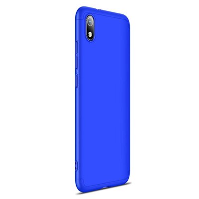 Microsonic Xiaomi Redmi 7A Kılıf Double Dip 360 Protective AYS Mavi