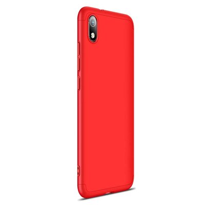 Microsonic Xiaomi Redmi 7A Kılıf Double Dip 360 Protective AYS Kırmızı